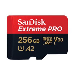 Paměťová karta SANDISK EXTREME PRO microSDXC 256GB 200/140 MB/s UHS-I U3 (SDSQXCD-256G-GN6MA)