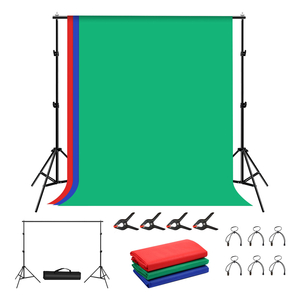 Podpěra pro pozadí ve fotoateliéru Puluz 2x2m Pozadí 3 ks PKT5204