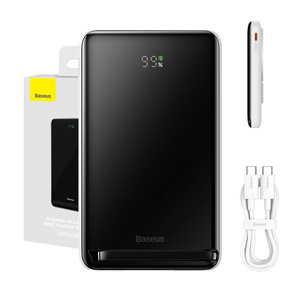 Powerbanka Baseus Magnetic 10000mAh, USB-C 20W (bílá)