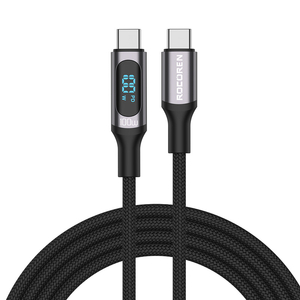 Rychlonabíjecí kabel Rocoren Digital USB-C na USB-C, PD, 1 m (šedý)