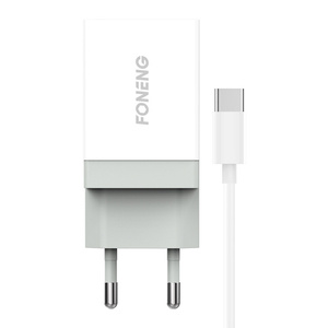 Rychlonabíječka Foneng 1x USB K210 + kabel USB typu C 1m