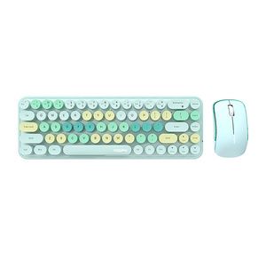 Sada bezdrátové klávesnice a myši MOFII Bean 2.4G (zelená)