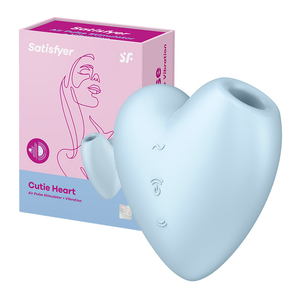 Stimulátor klitorisu  Satisfyer Cutie Heart (modrý)