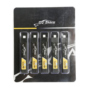 Tattu LiPo 300mAh 3,8V 75C 1S1P HV BT2.0.5 baterie (5ks)