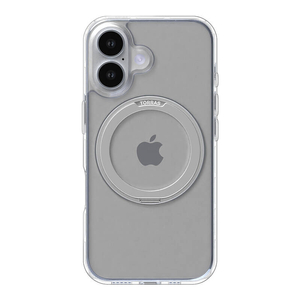 Torras Ostand Pro Case for iPhone 16 (Transparent)