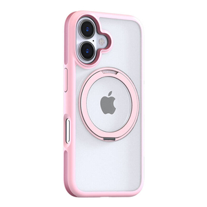 Torras Ostand R Fusion Case for iPhone 16 (Pink)