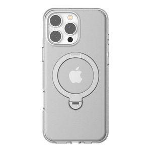 Torras Ostand Spin Series Case for iPhone 16 Pro (Transparent)