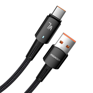 USB Cable Essager EXC7A-CG01-P  USB to USB-C 100W 1m (black)