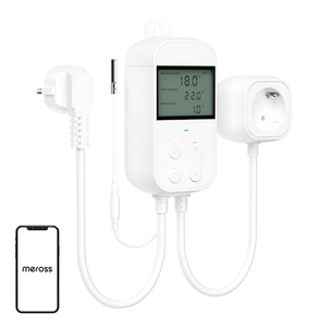 Zásuvkový termostatický regulátor teploty Meross MTS960HK (HomeKit)