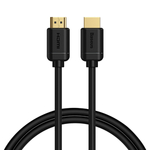 Baseus 2x kabel HDMI 2.0 4K 60Hz, 3D, HDR, 18 Gb/s, 1 m (černý)