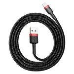 Baseus Cafule USB Lightning Cable 2,4A 0,5m (červeno-černý)