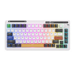 Bezdrátová mechanická klávesnice Royal Kludge KZZI K75 pro RGB, Moment Switch (černá a bílá)