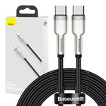 Kabel USB-C na USB-C Baseus Cafule, 100W, 2m (černý)