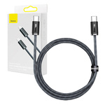 Kabel USB-C na USB-C Baseus řady Dynamic, 100 W, 1 m (šedý)