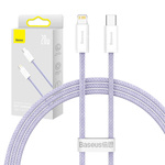 Kabel USB-C pro Lightning Baseus řady Dynamic 2, 20 W, 1 m (fialový)