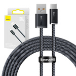 Kabel USB na USB-C Baseus řady Dynamic, 100 W, 2 m (černý)