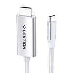 Lention Kabel USB-C na 4K60Hz HDMI, 3 m (stříbrný)