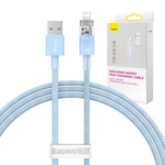 Rychlonabíjecí kabel Baseus Explorer USB na Lightning 2,4A 1M (modrý)