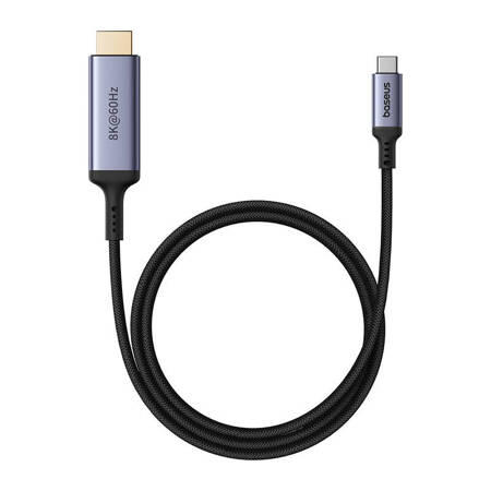 Adaptér Baseus USB-C na HDMI s vysokým rozlišením 1,5 m (černý)