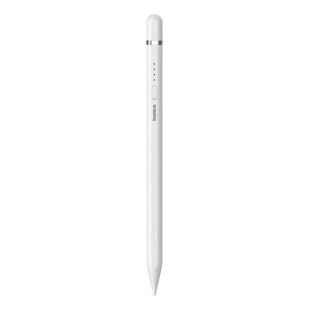 Aktivní stylus Baseus Smooth Writing Series s bezdrátovým nabíjením, lightning (bílý)