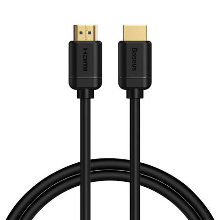 Baseus 2x kabel HDMI 2.0 4K 60Hz, 3D, HDR, 18 Gb/s, 1 m (černý)