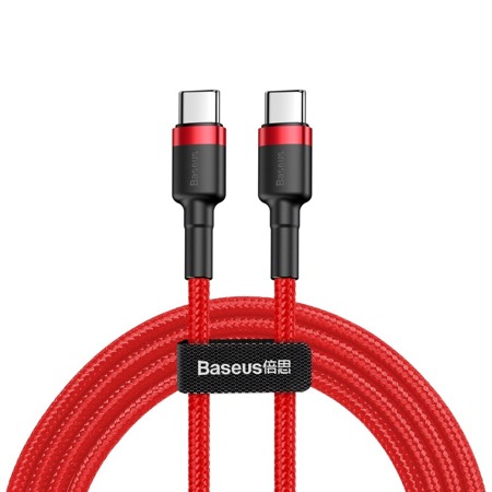 Baseus Cafule Cable USB-C PD 2.0 QC 3.0 60W 1m - červený