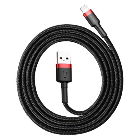 Baseus Cafule USB Lightning Cable 1,5A 2m (červeno-černý)