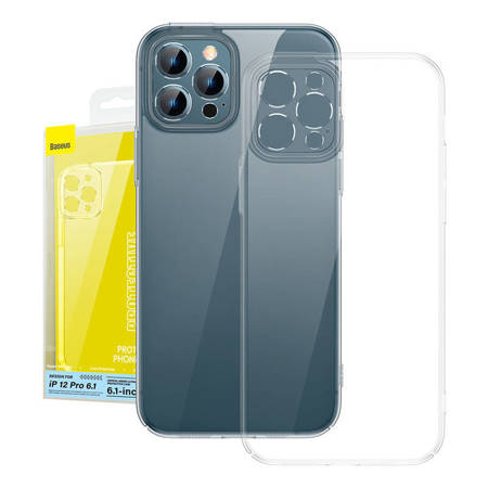 Baseus Crystal Transparent Case a sada tvrzeného skla pro iPhone 12 Pro