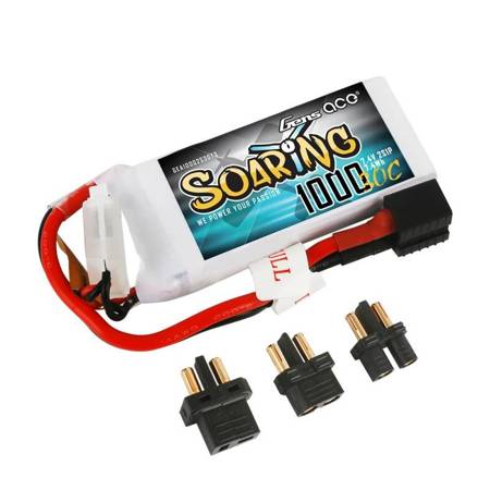 Baterie Gens Ace Soaring 1000mAh 7,4V 30C 2S1P EC3/XT60/T-Plug