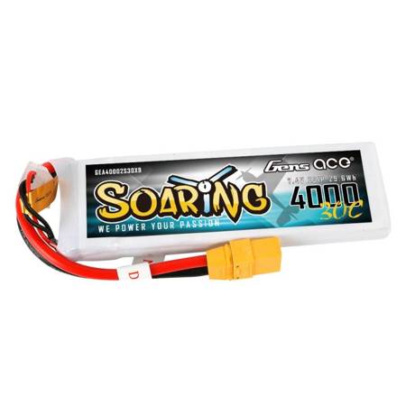 Baterie Gens Ace Soaring 4000mAh 7,4V 30C 2S1P XT90