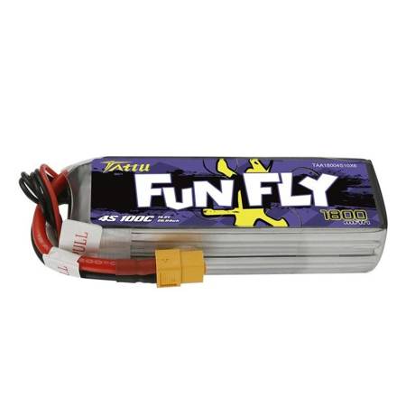 Baterie Tattu Funfly 1800mAh 14,8V 100C 4S1P XT60