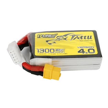 Baterie Tattu R-Line verze 4.0 1300mAh 14,8V 130C 4S1P XT60