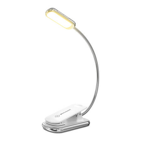 Bezdrátová lampa Glocusent Posh Premium book light, USB-C 1000mAh časovač (bílá)