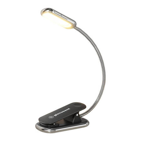 Bezdrátová lampa Glocusent Posh Premium book light, USB-C 1000mAh časovač (černá)