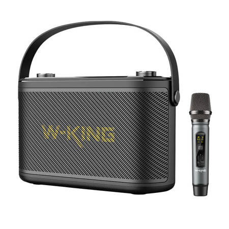 Bezdrátový reproduktor Bluetooth W-KING H10 S 80W + mikrofon (černý)