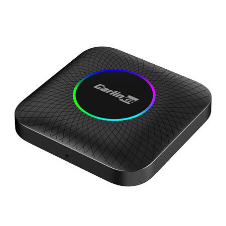 Carlinkit TBOX PLUS LED bezdrátový adaptér,  4G/64G,  Apple Carplay/Android Auto (černý)