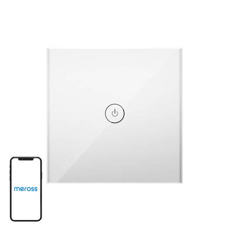 Chytrý dvoukanálový nástěnný vypínač Wi-Fi Meross MSS550 EU (HomeKit)