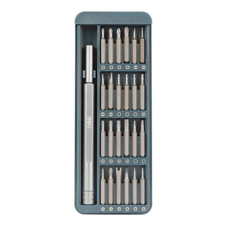 Deli Tools EDL241025 precision screwdriver set, 25 el.