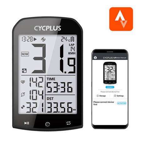 GPS cyklocomputer Cycplus M1