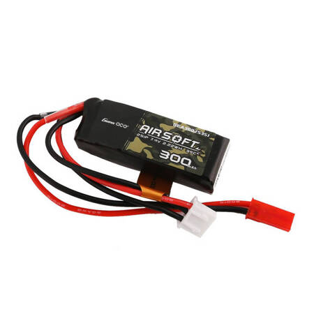 Gens ace 25C 3000mAh 2S2P 7,4V sedlová airsoftová pistolová lipo baterie s mini konektorem Deans(T)