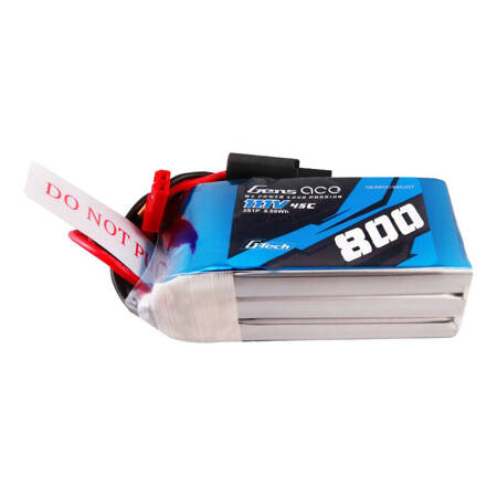 Gens ace G-Tech 800mAh 11.1V 45C 3S1P Lipo JST baterie