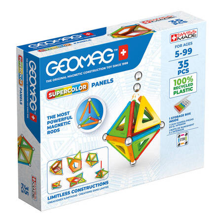 Geomag Supercolor Panels Recycled 35 dílů GEOMAG GEO-377