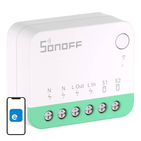 Inteligentní přepínač WiFi Sonoff MINIR4M Matter (HomeKit, SmartThings)