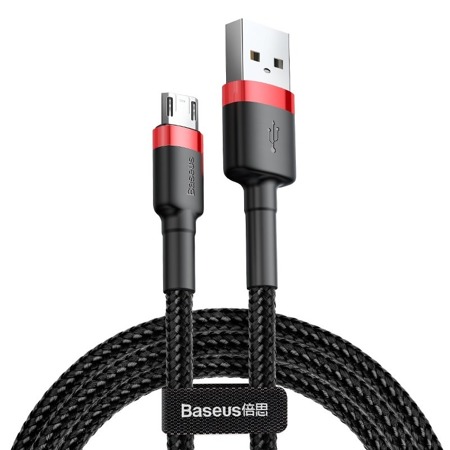 Kabel Baseus Cafule Micro USB 1,5A 2m (červeno-černý)