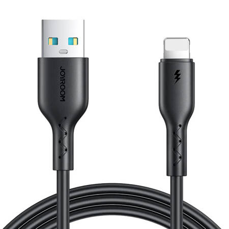 Kabel Flash Charge USB na Lightning Joyroom SA26-AL3/ 3A / 1m (černý)