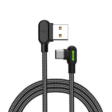 Kabel USB-C Mcdodo CA-5280 LED, 0,5 m (černý)