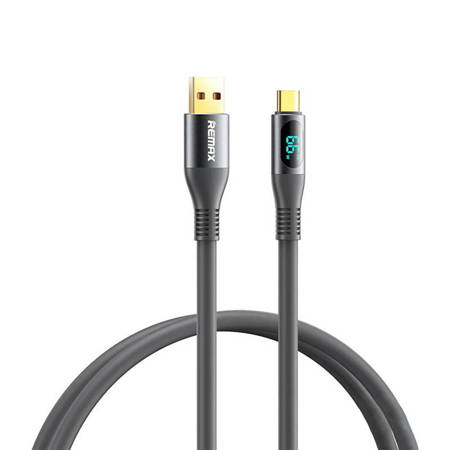 Kabel USB-C Remax Zisee, RC-030, 66W, 1,2 m (šedý)