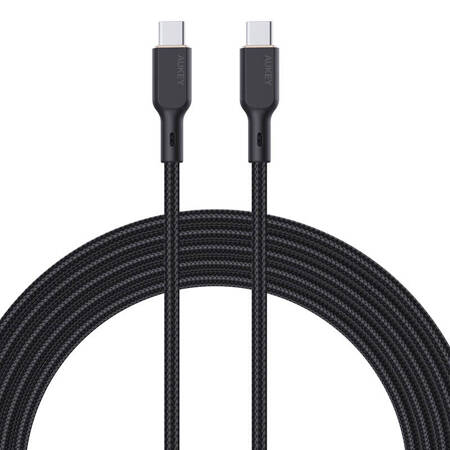 Kabel USB-C na USB-C Aukey CB-KCC102, 100W, 1,8 m (černý)