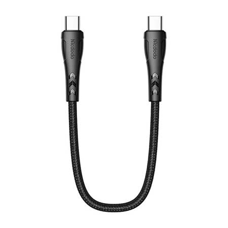 Kabel USB-C na USB-C Mcdodo CA-7640, PD 60W, 0,2 m (černý)