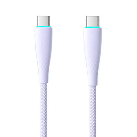 Kabel USB-C na USB-C Toocki TXCTT1- BMH01-P, 1m, PD, FC 100W (fialový)